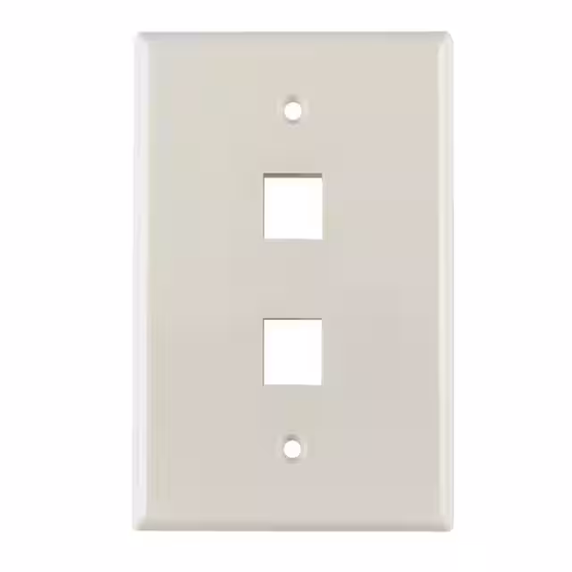 FPMDUAL-FW HellermannTyton  Keystone Faceplates Frames